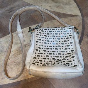 REVEL New York Leather Flap Crossbody Shoulder Bag